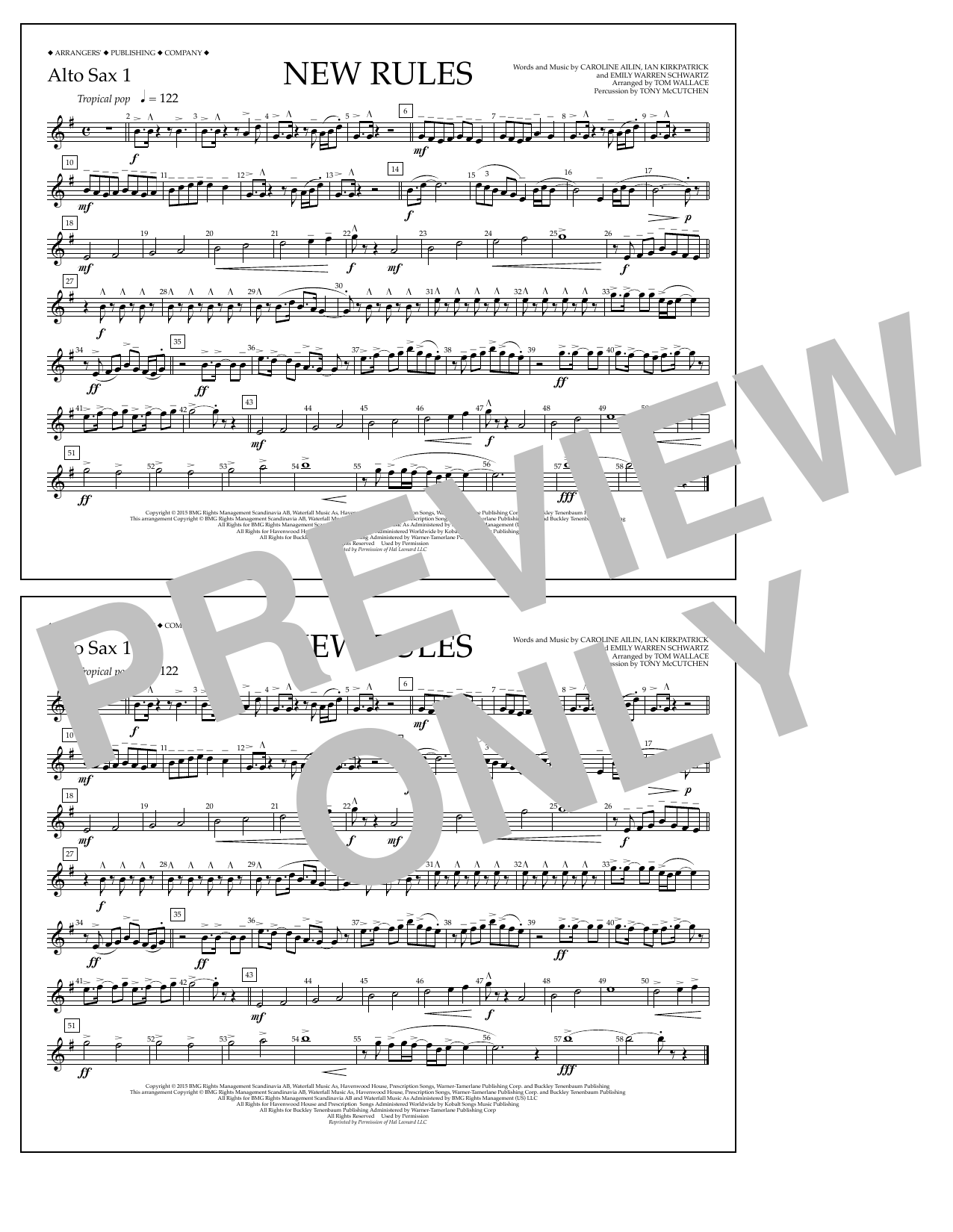 Product picture to: New Rules - Alto Sax 1