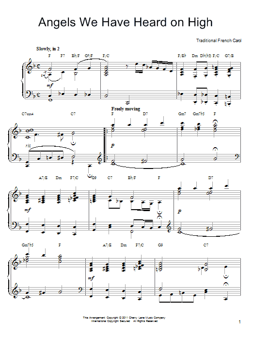 Product gallery: Page 1 of 1 Angels We Have Heard On High, Traditional French Carol
