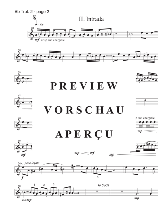 gallery: Prelude and Intrada , , (4 Trompeten in B oder Ensemble)