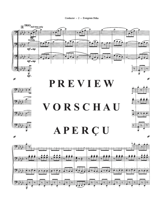 Product gallery: Page 4 of 11 Evergreen Polka , , (Tuba Quartett EETT)