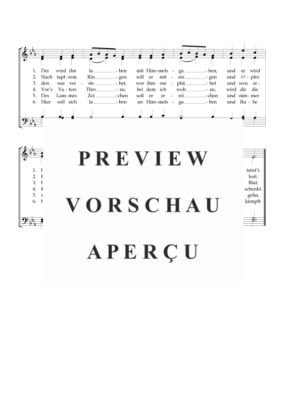 Product gallery: Page 3 of 3 Wer überwindet, , Mixed Chorus