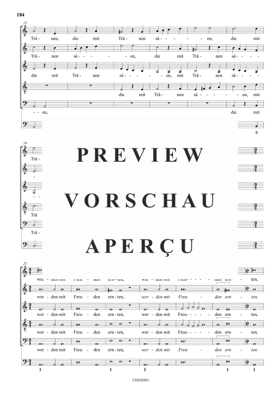 gallery: Die mit Tränen säen, , (Gemischter Chor)