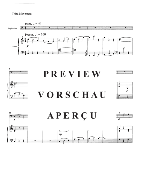 Product gallery: Page 15 of 21 Concerto for Euphonium , , (euphonium + piano)