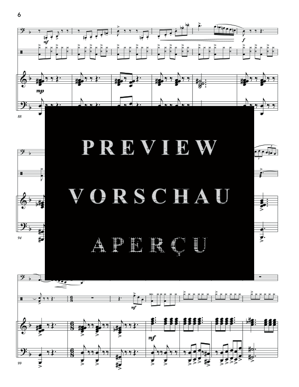 Product gallery: Page 10 of 11 Concerto a la mode, , (tuba percussion piano)