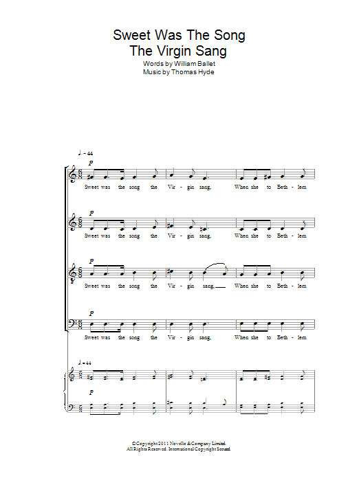 Produktbild zu: Sweet Was The Song The Virgin Sang
