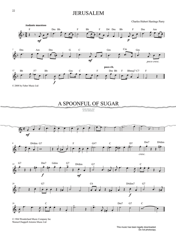 Product gallery: Page 1 of 1 Spoonful Of Sugar (from 'Mary Poppins'), Richard M. Sherman