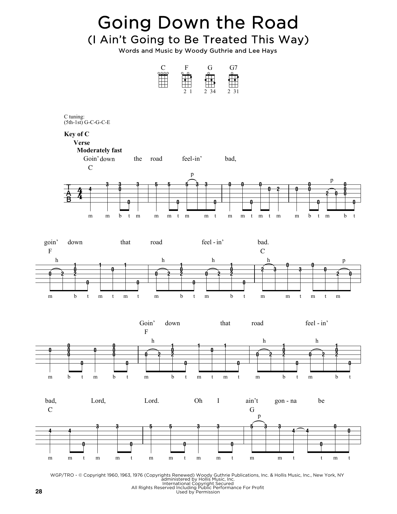 Produktgalerie: Seite 1 von 1 Going Down The Road (I Ain't Going To Be Treated This Way), Greg Cahill, Banjo