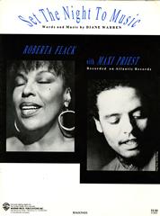cover: Set The Night To Music, Roberta Flack
