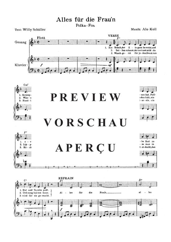 gallery: Alles für die Frau'n , , (Klavier + Gesang)