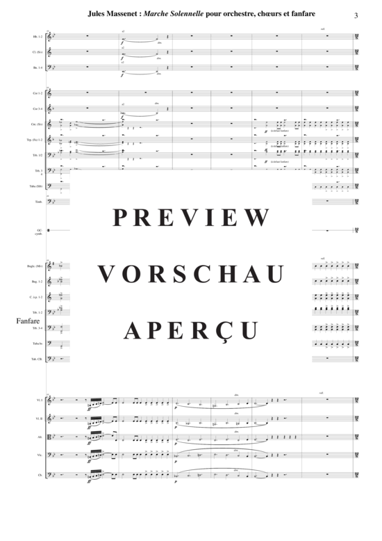 Product gallery: Page 12 of 35 Marche Solennelle for large orchestra, antihonal brass and SATB chorus , , (orchestra)