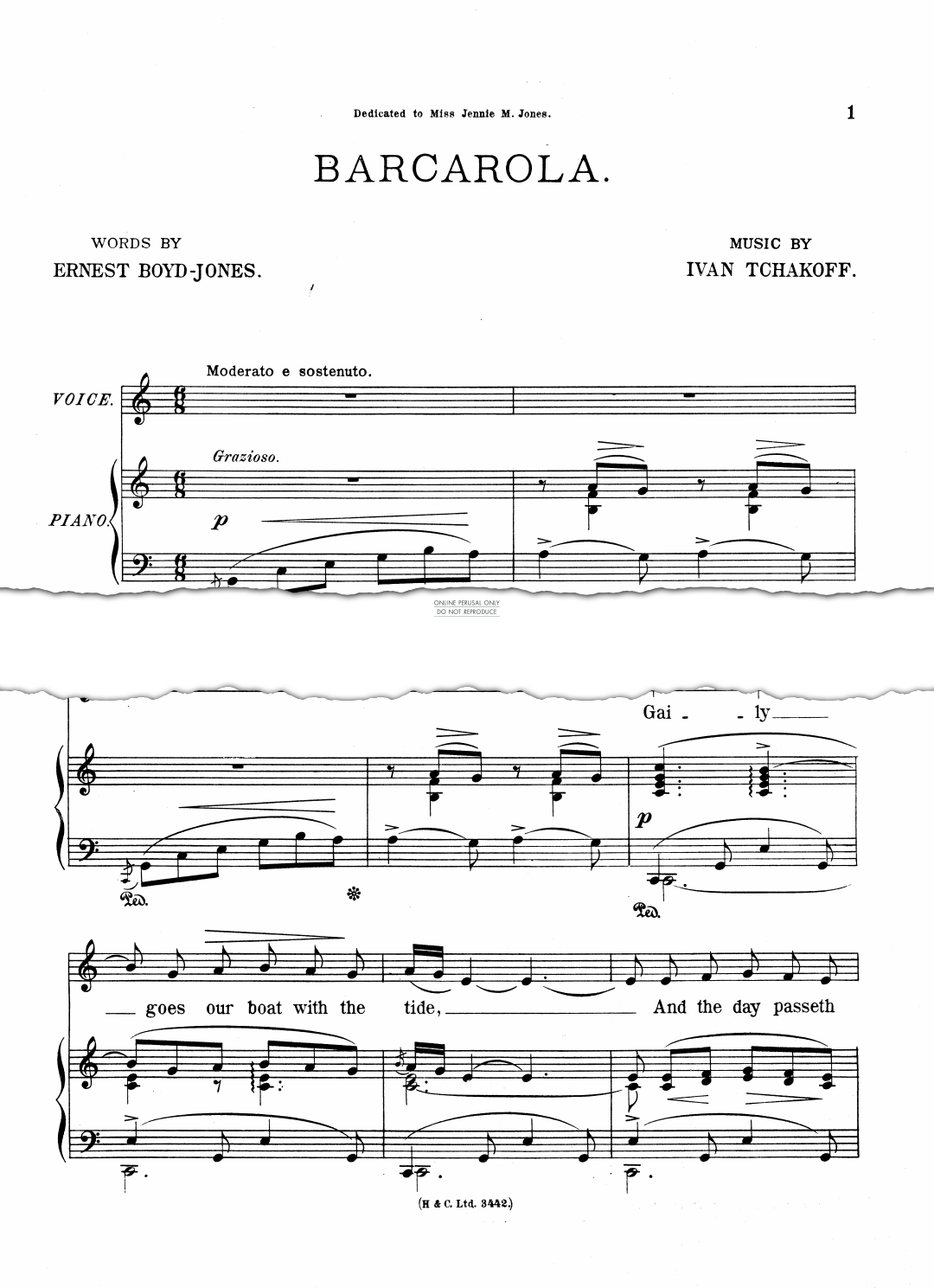 Produktgalerie: Seite 1 von 1 Barcarola, Ivan Tchakoff, Gesang, Klavier, Violine, Violoncello