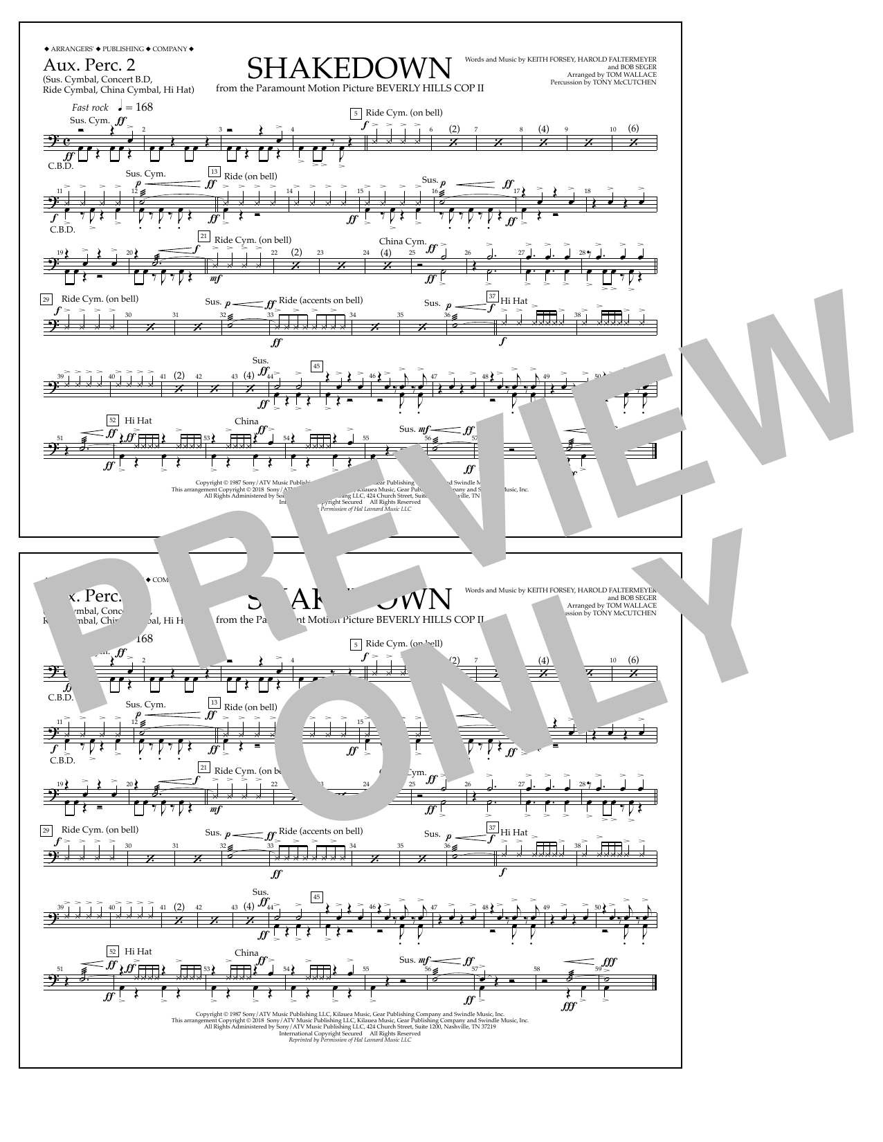 Product picture to: Shakedown - Aux. Perc. 2