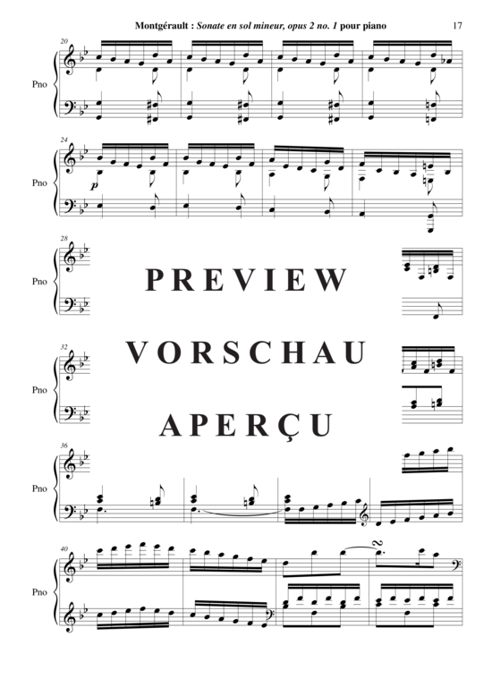 Product gallery: Page 18 of 21 Sonata in g minor, Opus 2 no. 1 , Nicolas Horvath, Piano Solo
