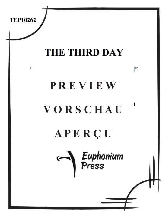 Produktgalerie: Seite 2 von 21 The Third Day , , (Tuba Ensemble EEEETT)