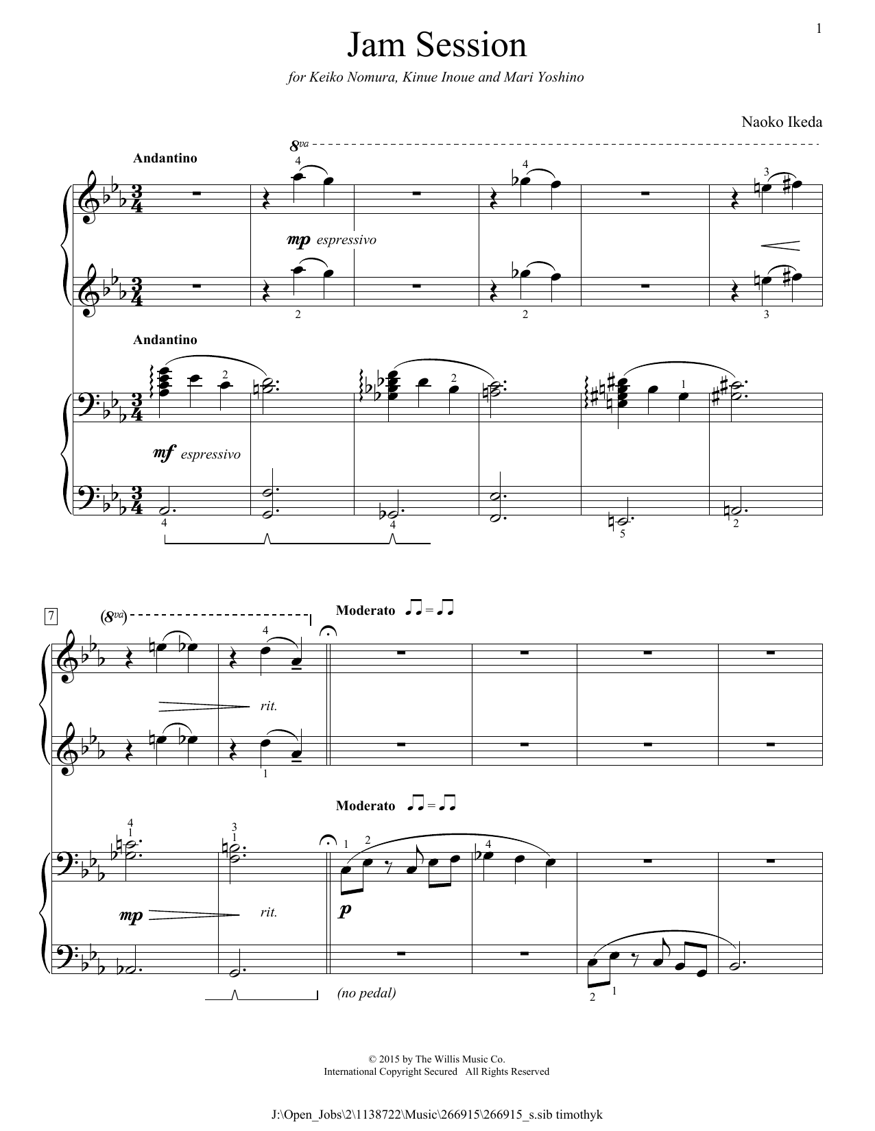 Produktgalerie: Seite 1 von 1 Jam Session, Naoko Ikeda, Klavier