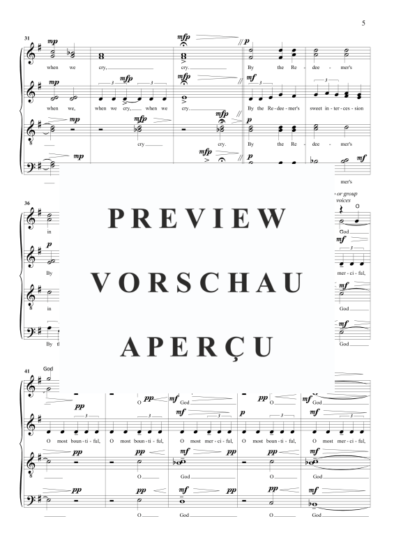 Produktgalerie: Seite 6 von 9 O most merciful God, , Gemischter Chor
