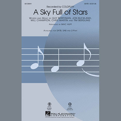 Produktbild zu: A Sky Full Of Stars (arr. Mac Huff)