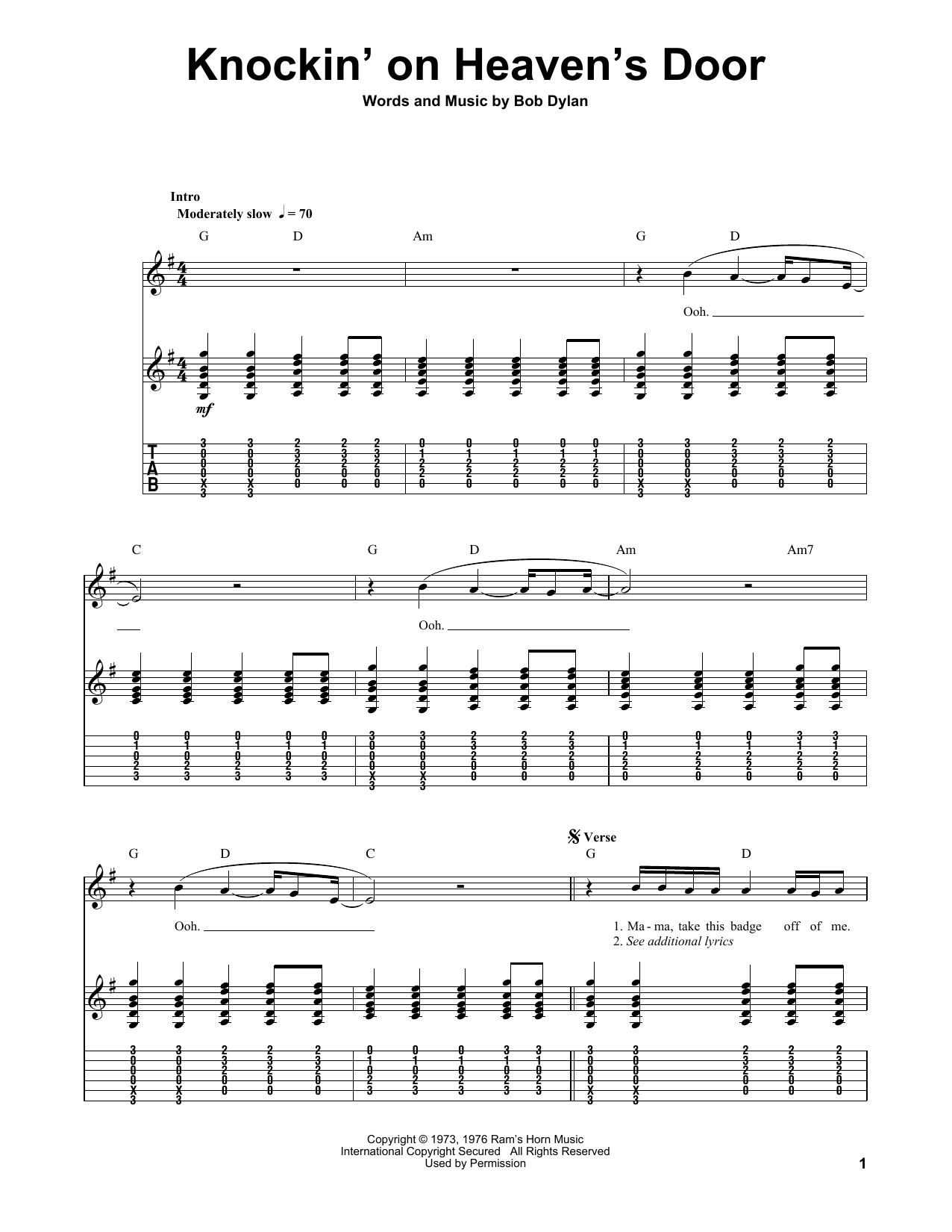 Produktgalerie: Seite 1 von 1 Knockin' On Heaven's Door, Eric Clapton, Gitarre