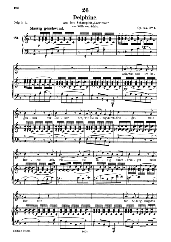 Product picture to: Delphine D.857-2Franz Schubert