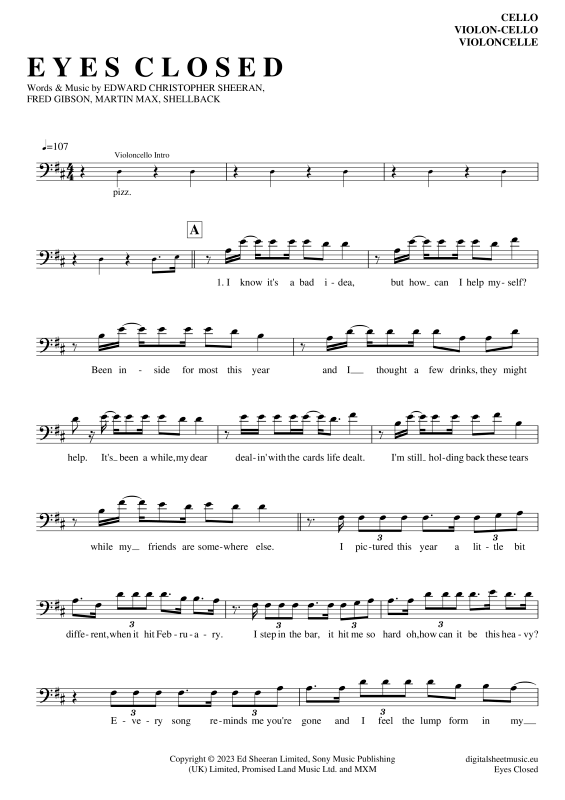 Produktbild zu: Eyes ClosedEd Sheeran