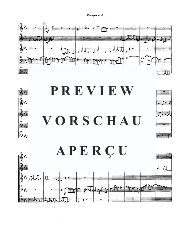 Produktgalerie: Seite 4 von 11 Contrapunctus No. 1, , Blechbläser Quintett