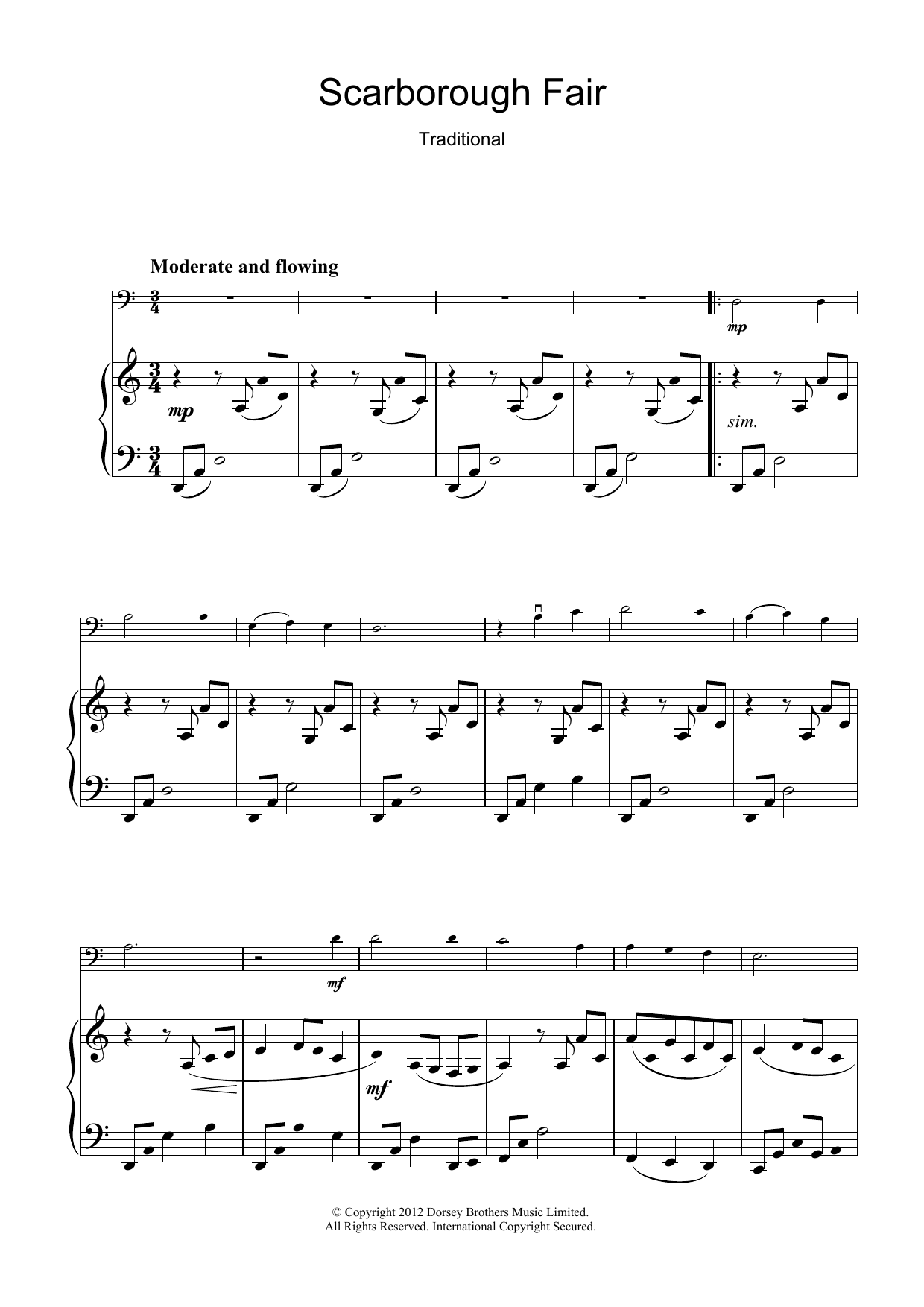 Produktgalerie: Seite 1 von 1 Scarborough Fair, Traditional, Violoncello