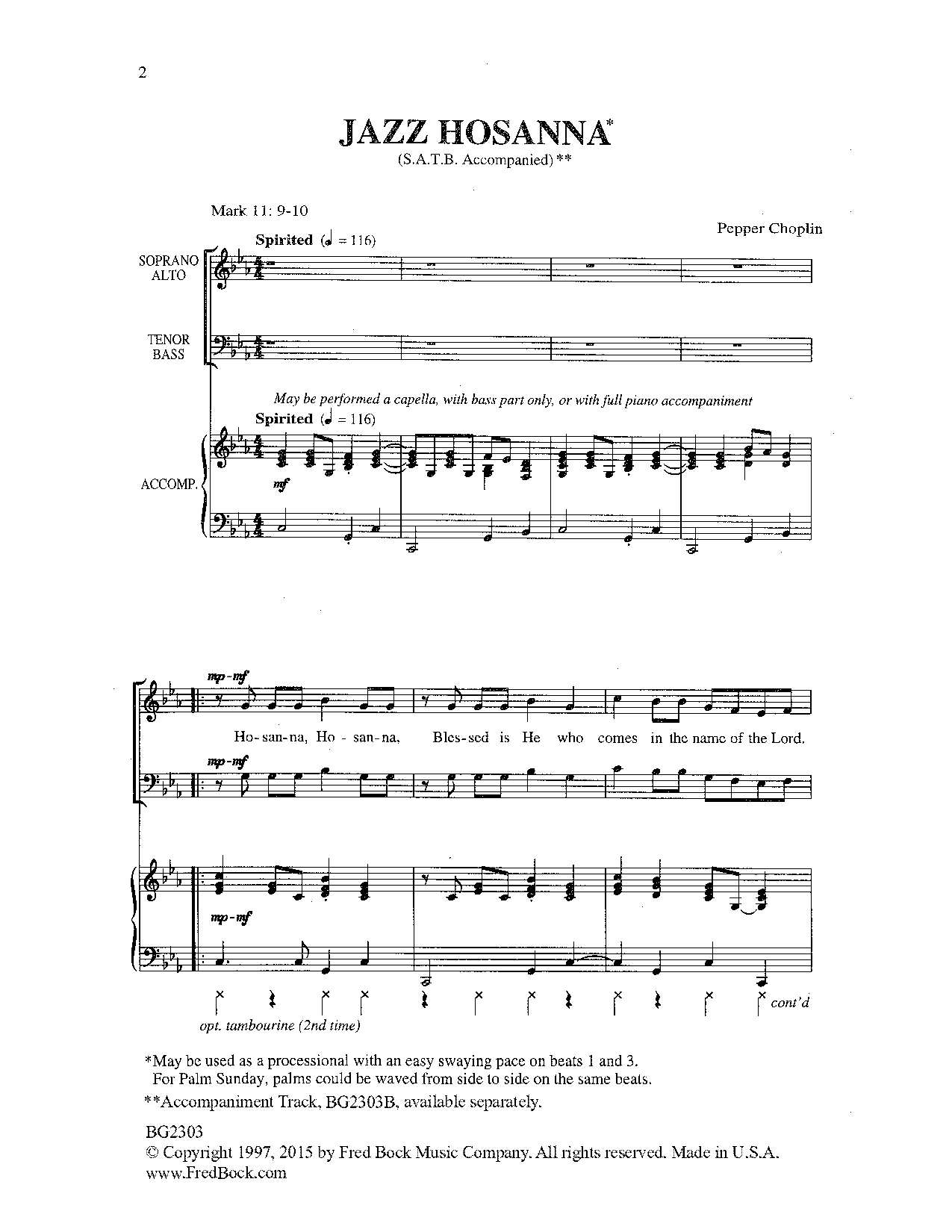 Produktbild zu: Jazz Hosanna