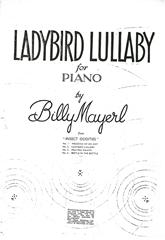 cover: Ladybird Lullaby (from 'Insect Oddities'), Billy Mayerl, Klavier
