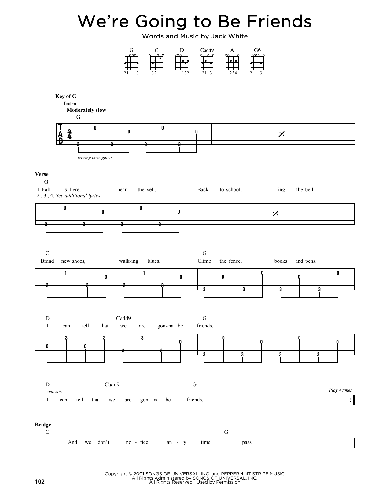 Produktgalerie: Seite 1 von 1 We're Going To Be Friends, The White Stripes