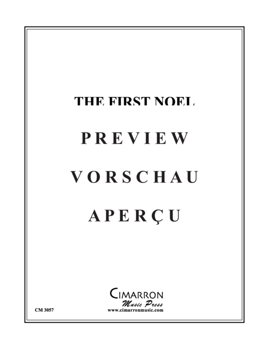 Produktgalerie: Seite 2 von 10 The First Noel , , (Blechbläserquintett)