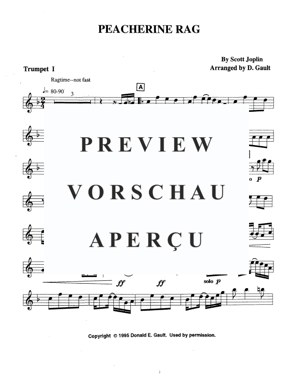 Produktgalerie: Seite 11 von 11 Peacherine Rag, , Blechbläser Quintett