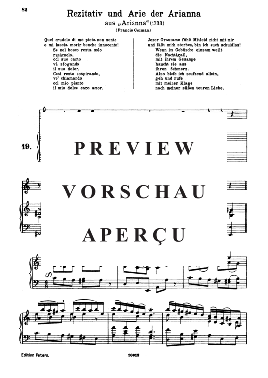 Product gallery: Page 2 of 6 Quel crudele di me pietà non sente, , Soprano Solo and Piano