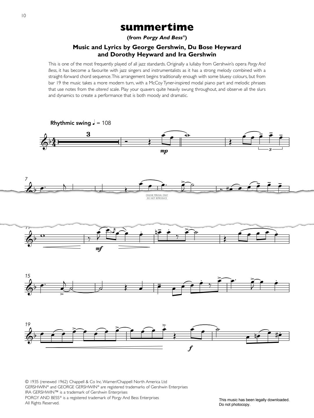 gallery: Summertime (from PORGY AND BESS®), 