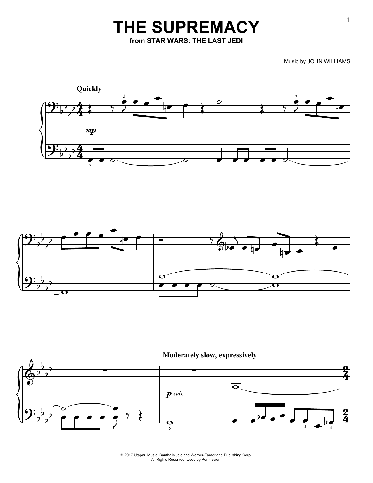 Product gallery: Page 1 of 1 The Supremacy, John Williams