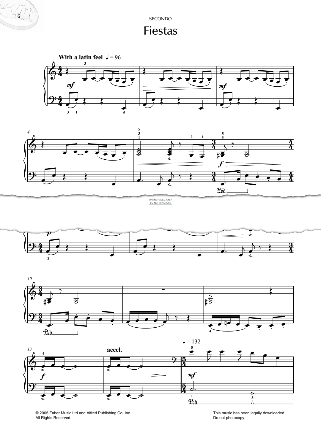 Produktgalerie: Seite 1 von 1 Fiestas, Louise Chamberlain, Klavier