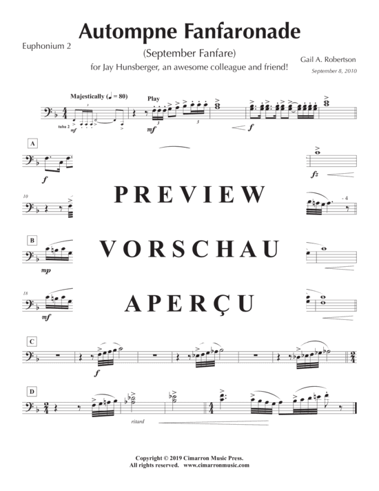 Product gallery: Page 8 of 11 September Fanfare , , (Tuba Quartett EETT)