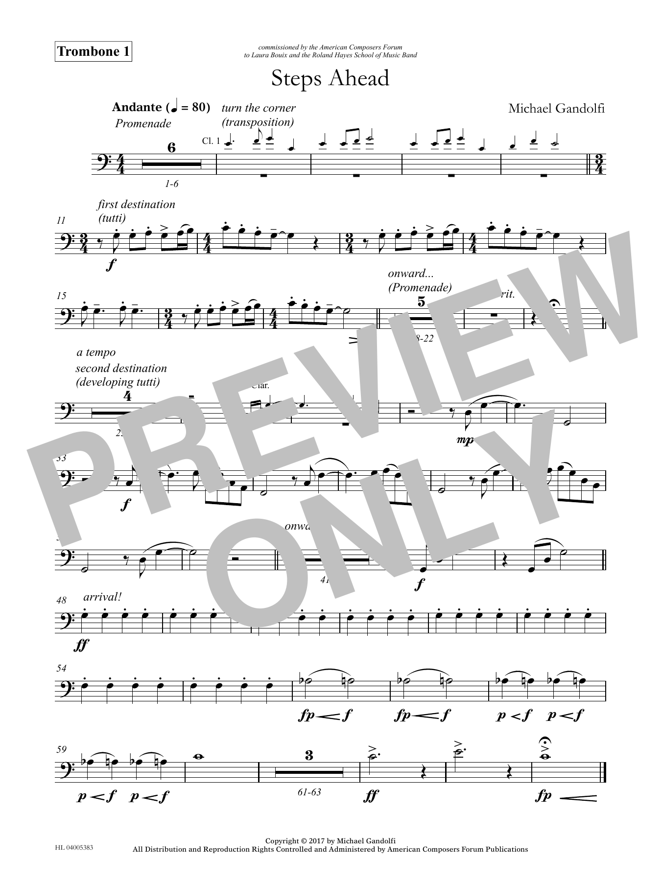 Product picture to: Steps Ahead - Trombone 1