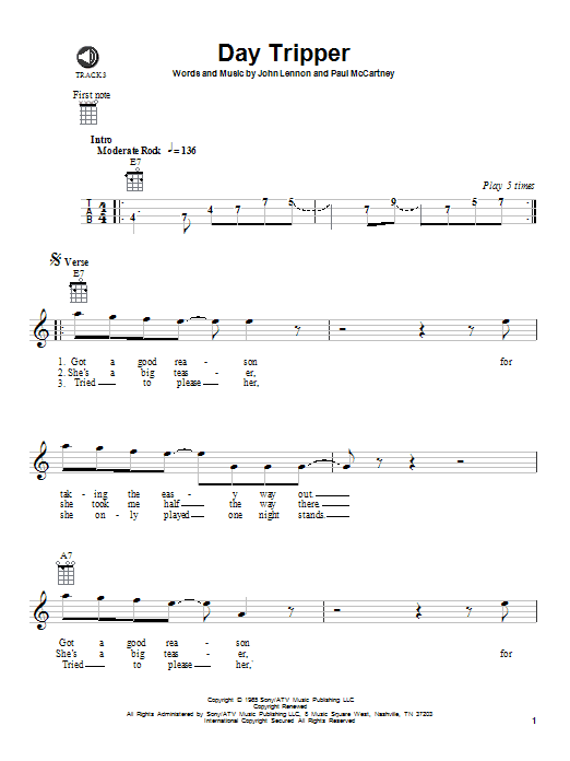 Product gallery: Page 1 of 1 Day Tripper, The Beatles