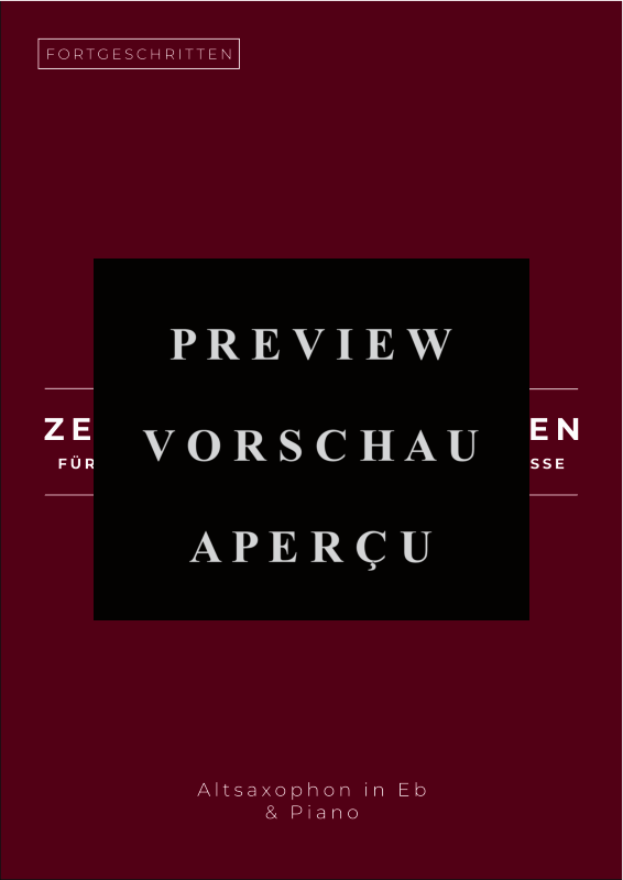 gallery: Zehn ruhige Melodien für Hochzeiten, Kirche und andere Anlässe, , Altsaxophon und Klavier