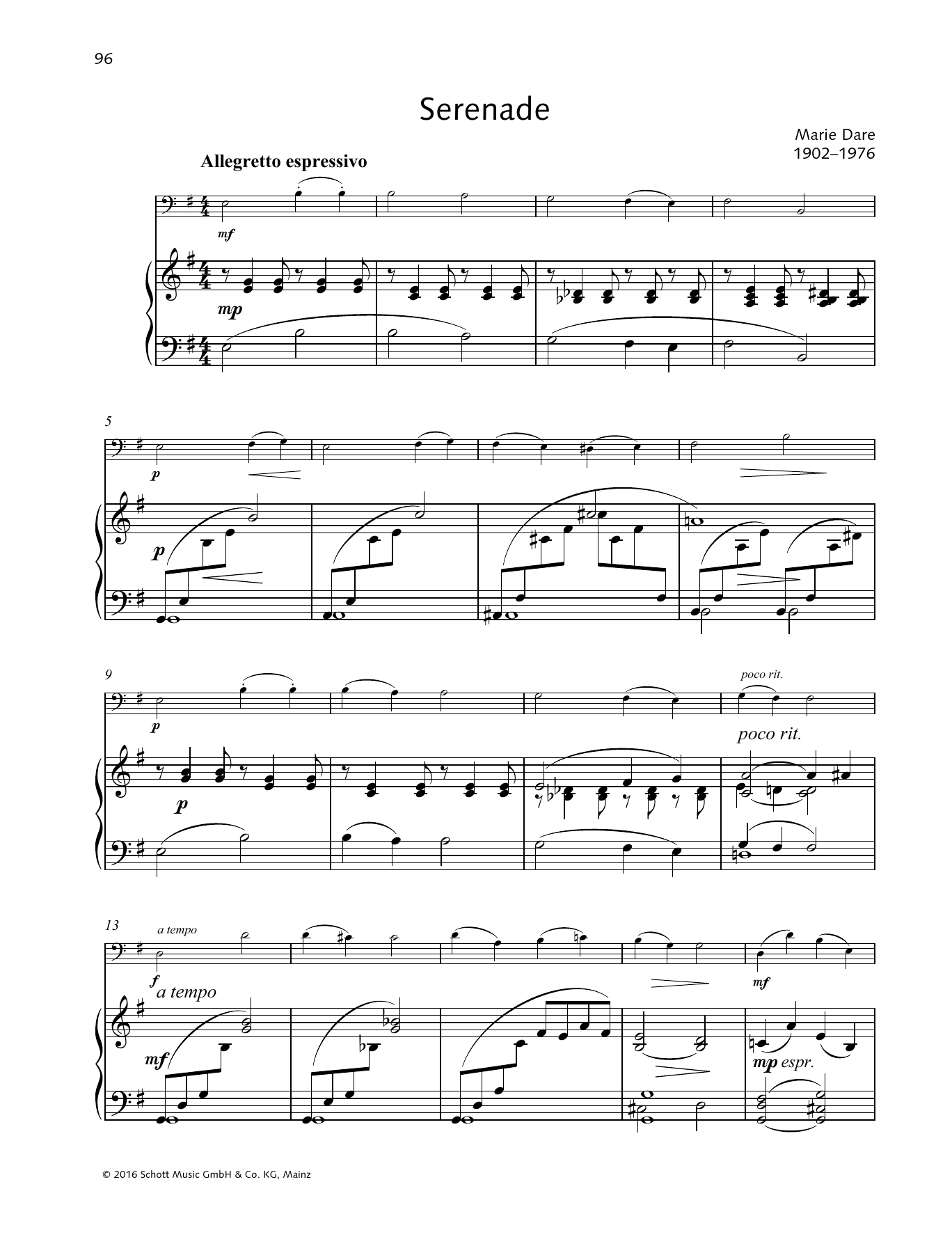 Produktbild zu: Serenade