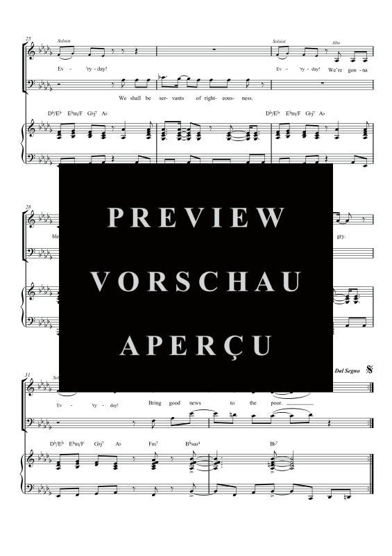 gallery: Ev´ryday, , Gemischter Chor SAM/Solo opt. und Klavier