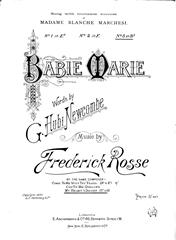 Produktbild zu: Babie Marie