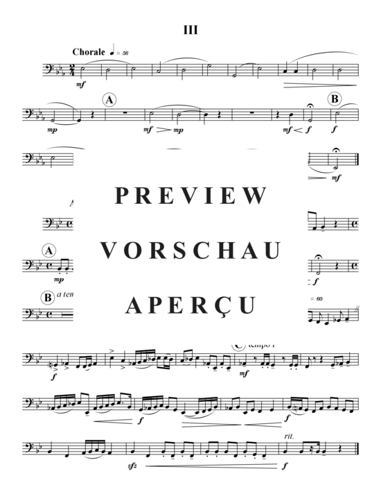 Produktgalerie: Seite 13 von 13 Mission Bay Suite, 4 Sätze , , (Tromp in B, Horn, Pos, Tuba)