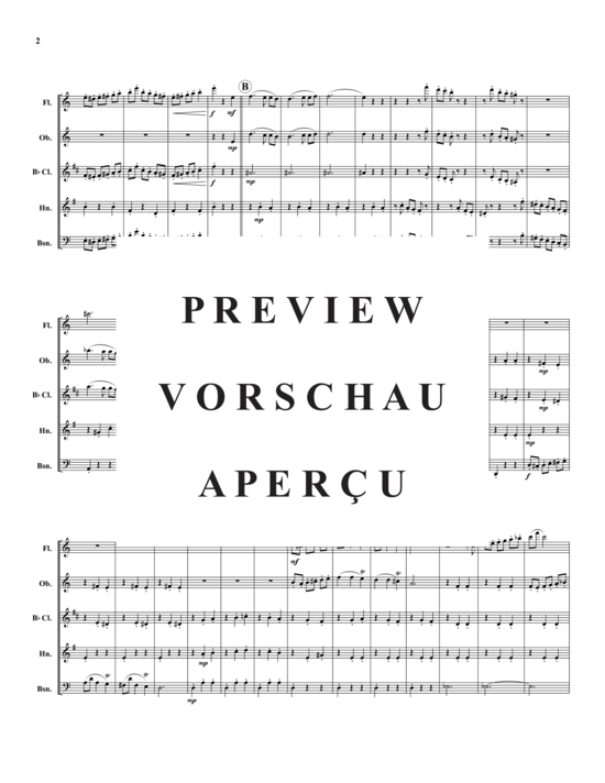 Produktgalerie: Seite 3 von 14 Anitra's Dance , , (Holzbläser-Quintett)