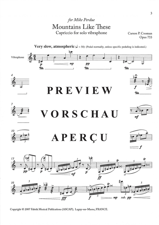 gallery: Mountains Like These , , (Vibraphon Solo)