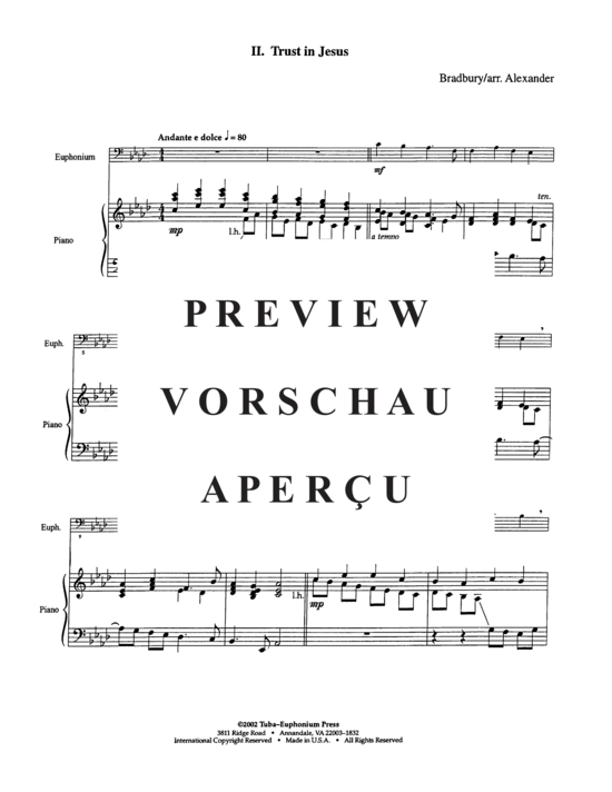 gallery: Two Hymn Settings , , (Euphonium + Klavier)