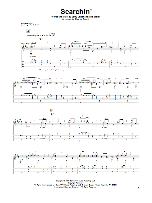 Produktgalerie: Seite 1 von 1 Searchin', Leiber & Stoller, Gitarre