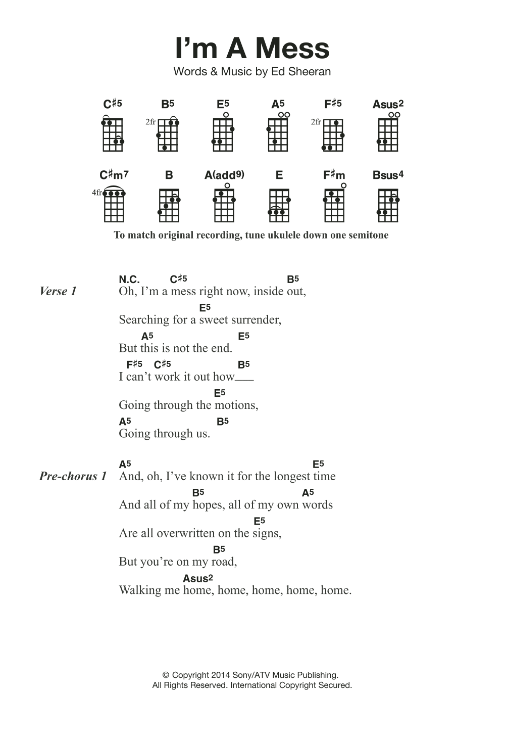Product gallery: Page 1 of 1 I'm A Mess, Ed Sheeran