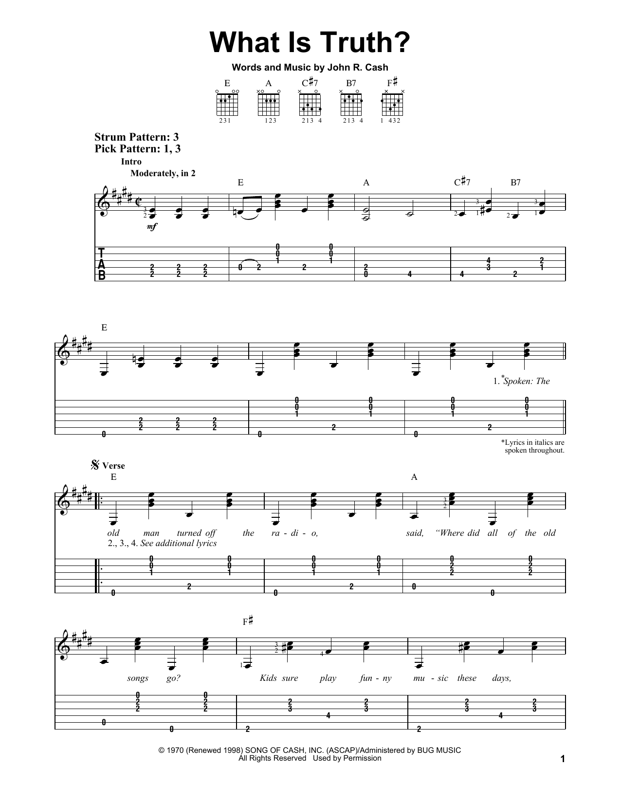 Product gallery: Page 1 of 1 What Is Truth?, Johnny Cash