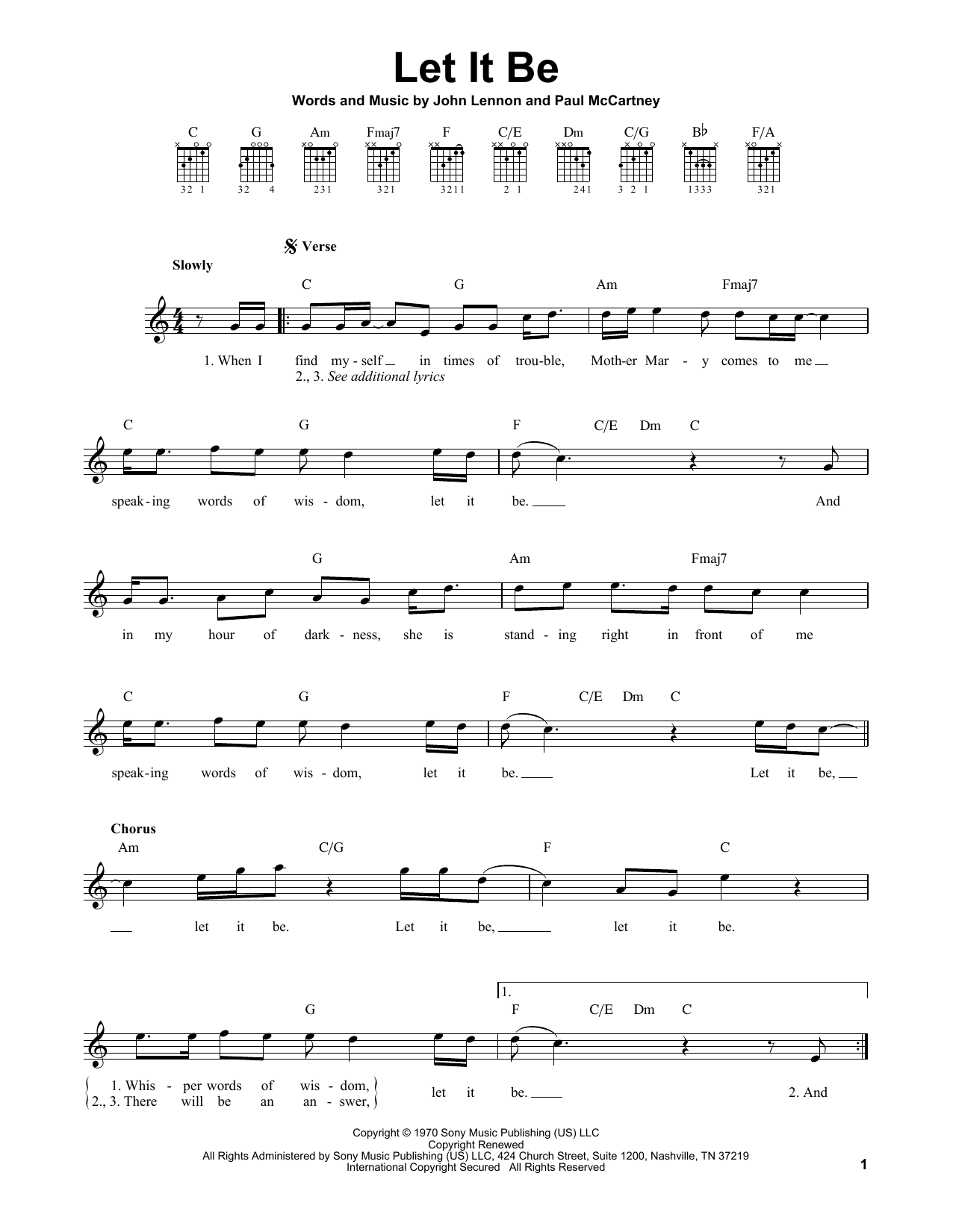 Produktgalerie: Seite 1 von 1 Let It Be, The Beatles, Gitarre